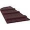 Ekena Millwork Americraft 5-Board (3 Batten) Wood Joined Board-n-Batten Shutters w/ Arch Top, ARW401BQ518X77WRH, PR ARW401BQ518X77WRH - alternate 9